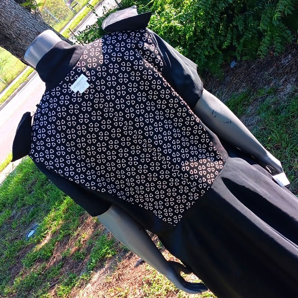 LIZ CLAIBORNE DRESSES LADIES VINTAGE (8) BUTTON CLOSURE LUXURY MAXI DRESS - Picture 14 of 16